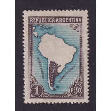 ARGENTINA 1935 GJ 761U ESTAMPILLA NUEVA CON GOMA PAPEL AUSTRIACO U$ 35